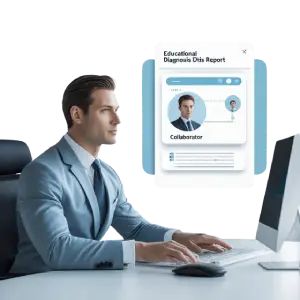 Solución empresarial derecha